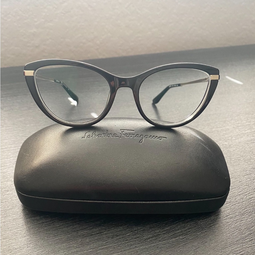 Black Salvatore Ferragamo Glasses
